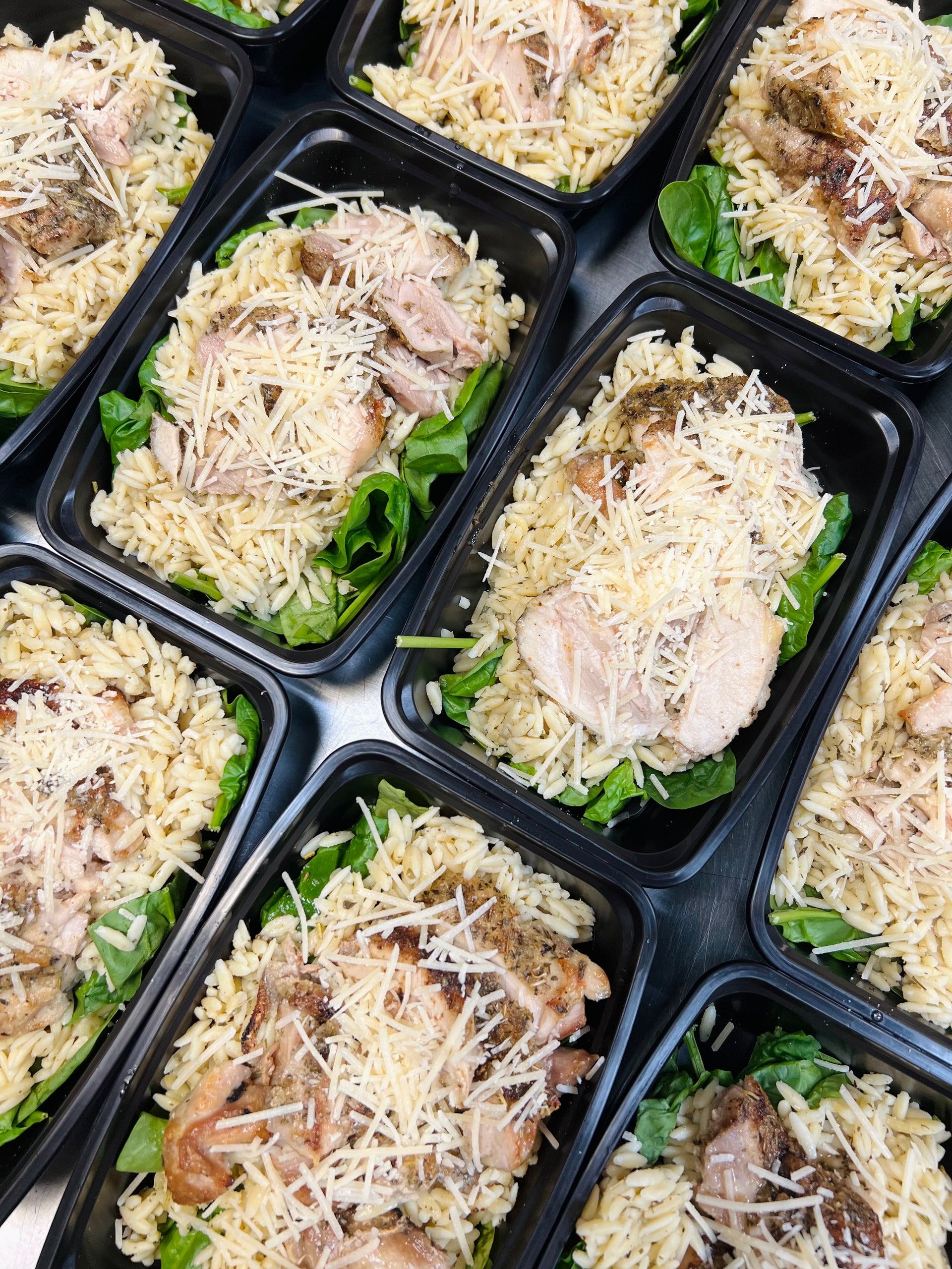 Monthly Special: Lemon & Herb Orzo & Chicken Thighs