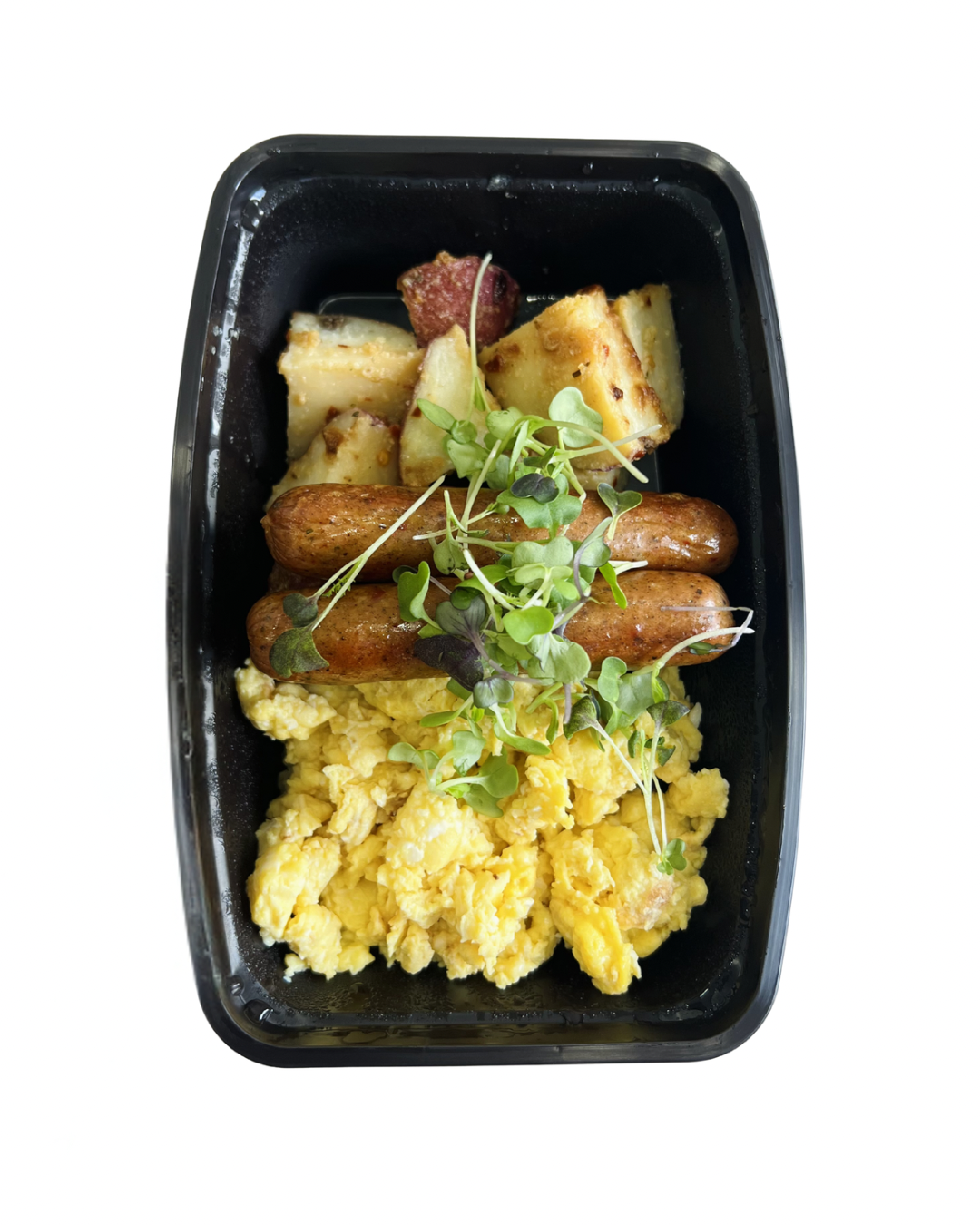 Breakfast: Chicken Sausage with Eggs & Roasted Potatoes